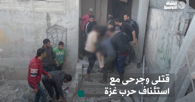 قتلى وجرحى مع استئناف حرب غزة