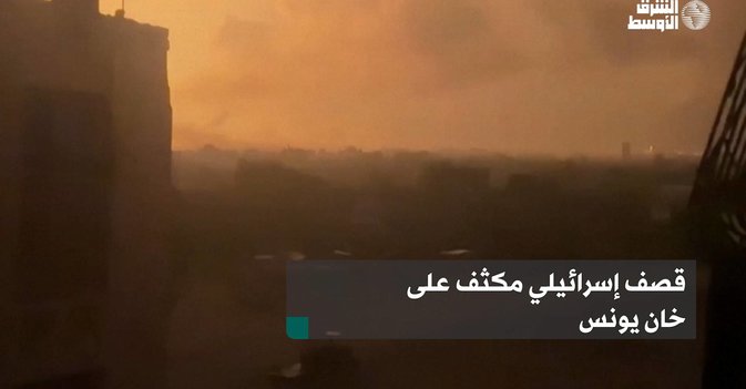 مصابون في دير البلح بسبب القصف الإسرائيلي