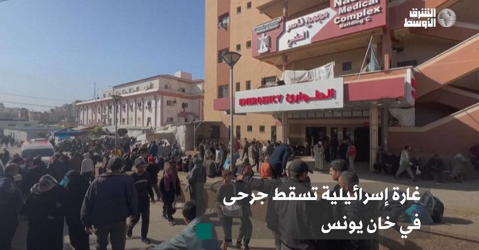 غارة إسرائيلية تسقط جرحى في خان يونس