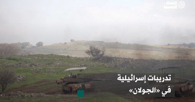 تدريبات إسرائيلية في «الجولان»