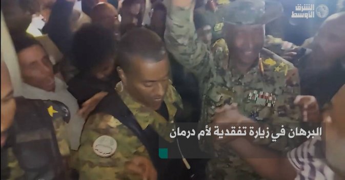 البرهان في زيارة تفقدية لأم درمان
