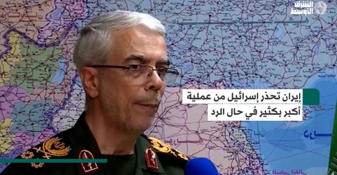 إيران تحذر إسرائيل من عملية أكبر بكثير في حال الرد