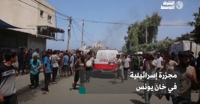 مجزرة إسرائيلية في خان يونس