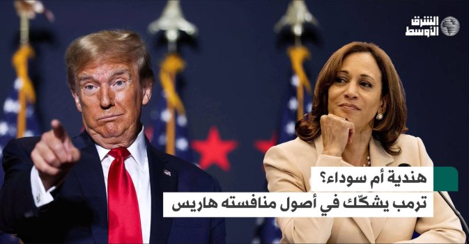 هندية أم سوداء؟ ترمب يشكّك في أصول منافسته هاريس