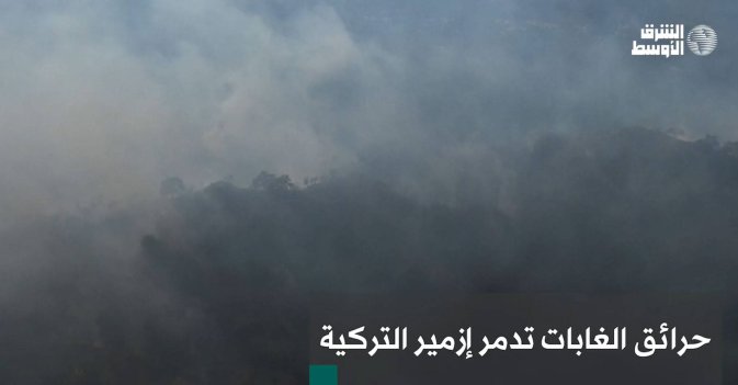 حرائق الغابات تدمر إزمير التركية