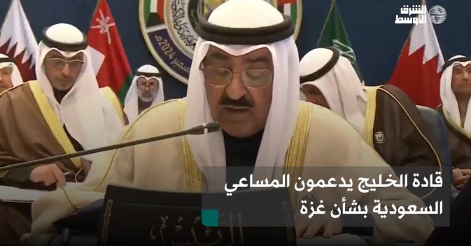 قادة الخليج يدعمون المساعي السعودية بشأن غزة