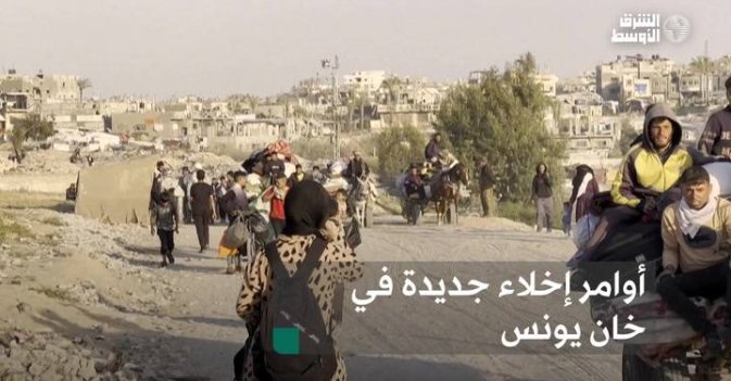 أوامر إخلاء جديدة في خان يونس