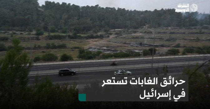 حرائق الغابات تستعر في إسرائيل