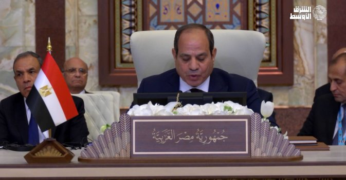 السيسي: أطالب الرئيس ترمب ببذل الجهود لوقف الحرب بغزة