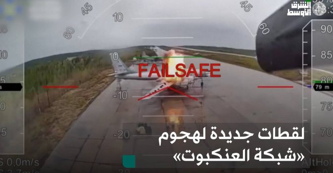 لقطات جديدة لهجوم «شبكة العنكبوت»