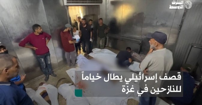 قصف إسرائيلي يطال خياماً للنازحين في غزة