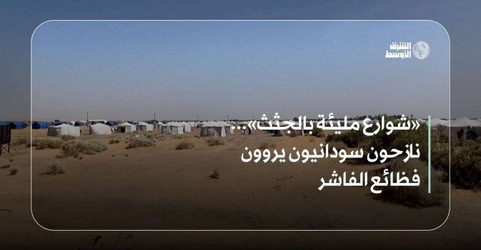 «شوارع مليئة بالجثث»... نازحون سودانيون يروون فظائع الفاشر