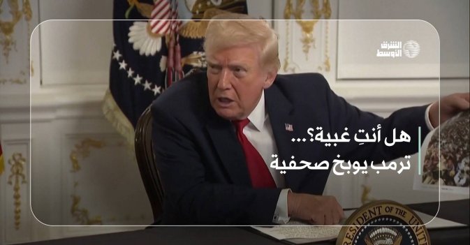 هل أنتِ غبية؟... ترمب يوبخ صحفية