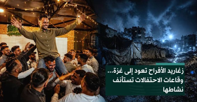 زغاريد الأفراح تعود إلى غزة... وقاعات الاحتفالات تستأنف نشاطها