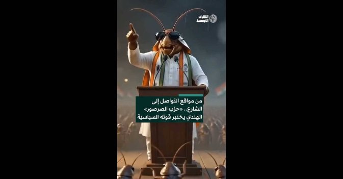 من مواقع التواصل إلى الشارع.. «حزب الصرصور» الهندي يختبر قوته السياسية