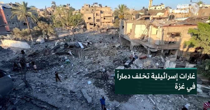 غارات إسرائيلية تخلف دماراً في غزة