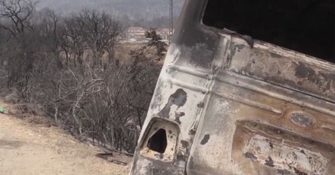 رئيس الوزراء الجزائري يزور المصابين ومشاهد مروعة لأضرار الحرائق