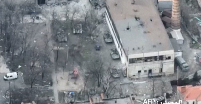 كتيبة أزوف تنشر استهداف معدات روسية في "ماريوبول"