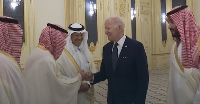 ولي العهد السعودي يعقد مباحثات رسمية مع الرئيس بايدن