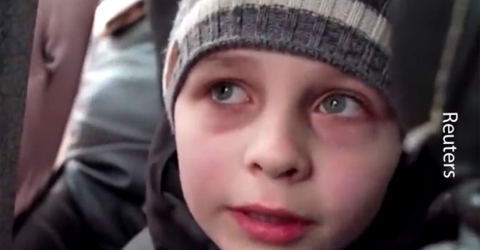 مارك جونشاروك... طفل نازح من كييف