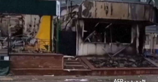 آثار الدمار جراء القصف الروسي في بلدة بوروديانكا