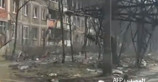 حجم الدمار الذي خلفه القصف الروسي لماريوبول المحاصرة