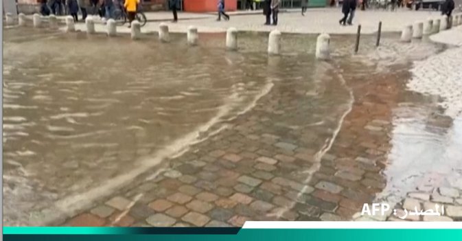 عاصفة تغرق شمال ألمانيا... وتحذير من فيضانات