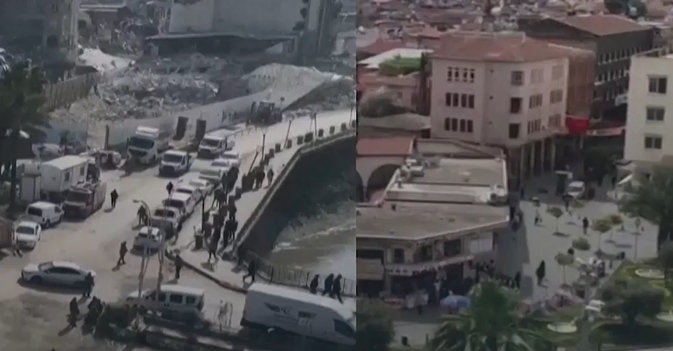 لقطات لمدينة هاتاي قبل وبعد الزلزال المدمر