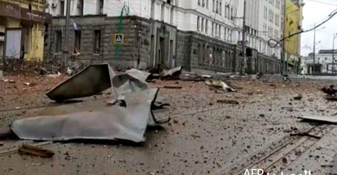 خاركيف بعد 3 أيام من القصف الروسي