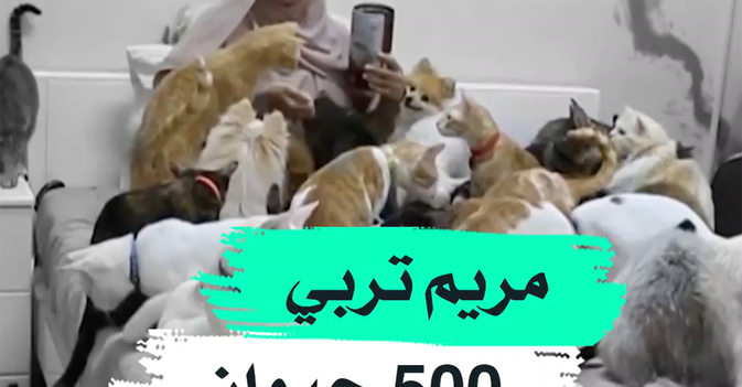 مريم تربي 500 حيوان