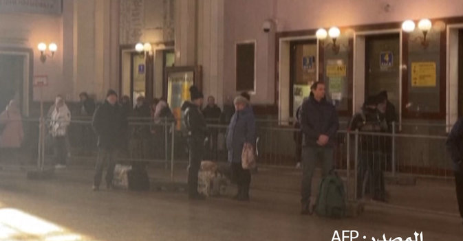 دقيقة صمت بمحطات القطارات في أوكرانيا حدادا على ضحايا الغزو الروسي