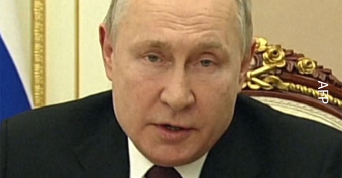 كلمة بوتين إلى العسكريين الأوكرانيين