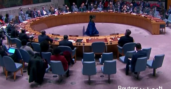 روسيا تستخدم حق الفيتو ضد مشروع قرار أممي حول أوكرانيا