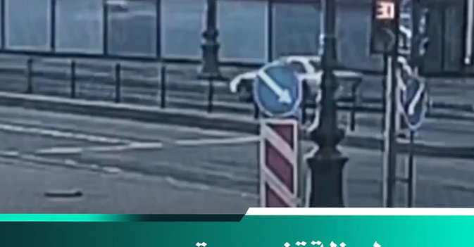 لحظة تفجير مقهى روسي مسفراً عن مقتل مدون عسكري شهير