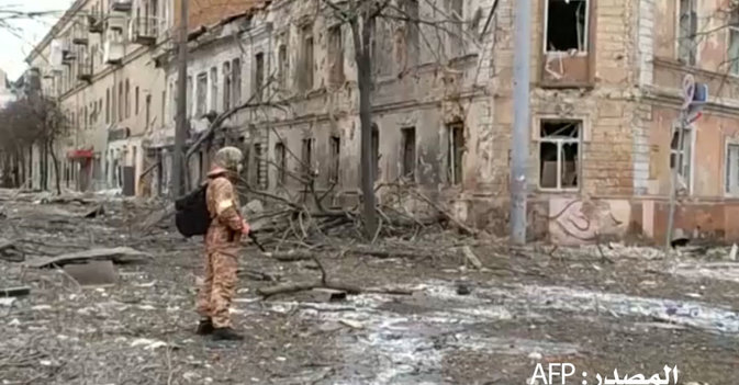 آثار الدمار في خاركيف جراء القصف الروسي