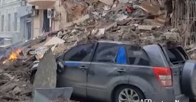 مشاهد من الدمار في مدينة خاركيف جراء القصف الروسي