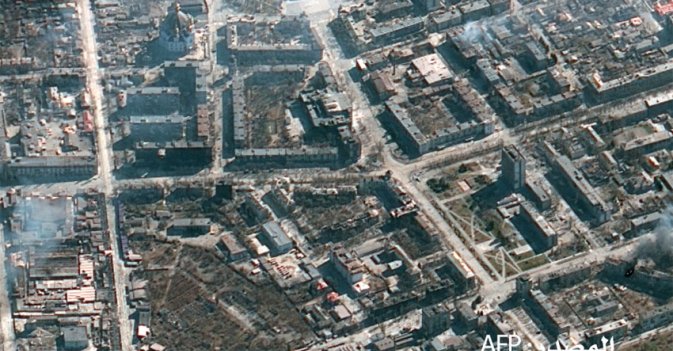 أقمار صناعية ترصد آثار القصف الروسي في "ماريوبول" و"إيربين"