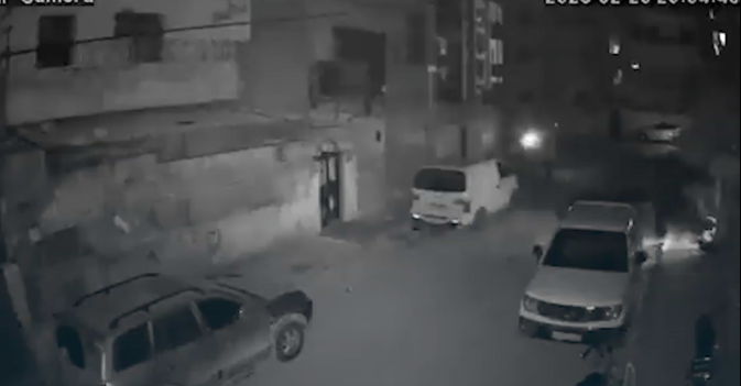 لحظة وقوع الزلزال في إدلب