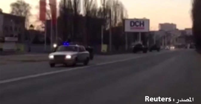 الأوكرانييون يختبئون بأنفاق المترو بعد الهجوم الروسية