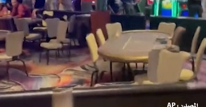 تحطم باب زجاجي يثير الذعر في لاس فيغاس