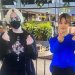 أولي لندن (يسار) إلى جانب نجم البوب الكوري بارك جيمين (إنستغرام)