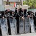 تأهب لقوات الأمن العراقية تحسباً لأعمال الشغب  (أ.ف.ب)