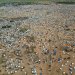 صورة جوية لملاجئ مؤقتة للسودانيين الذين فروا من الصراع في دارفور في أدري بتشاد (رويترز)