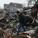 Ukrayna’da Rus kontrolündeki bir köydeki yıkım (AFP)