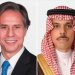 الأمير فيصل بن فرحان والوزير أنتوني بلينكن (الخارجية السعودية)