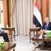 العليمي مجتمعاً في الرياض مع السفيرة البريطانية عبدة شريف (سبأ)