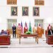 ممثلون لطرفَي النزاع السوداني خلال توقيع «اتفاق جدة» في مايو 2023 (رويترز)