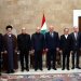 الرئيس اللبناني جوزيف عون يتوسط الوفد الإيراني (الرئاسة اللبنانية)