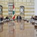 الرئيس اللبناني جوزيف عون مترئساً اجتماعاً للحكومة الجديدة بالقصر الرئاسي في بعبدا شرق بيروت يوم 11 فبراير 2025 (إ.ب.أ)