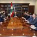 الرئيس اللبناني جوزيف عون مجتمعاً بأعضاء كتلة «الاعتدال الوطني» بالقصر الجمهوري (الرئاسة اللبنانية)